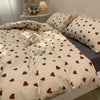Bedding Set with Heart Motif – LoveLuxe