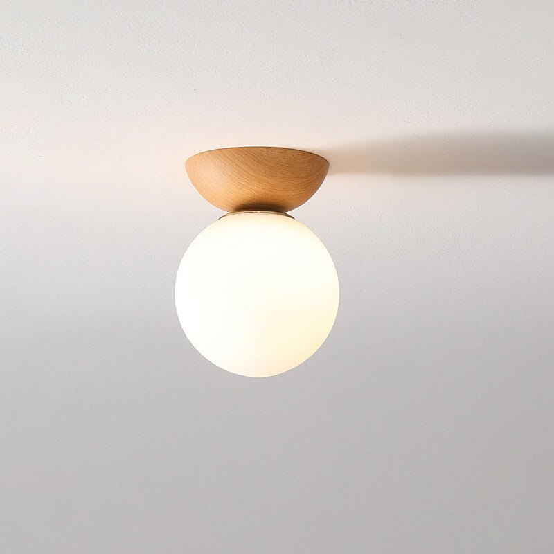 Hikari Ceiling Lamp – Minimalistic Japanese Design with LED & Wood