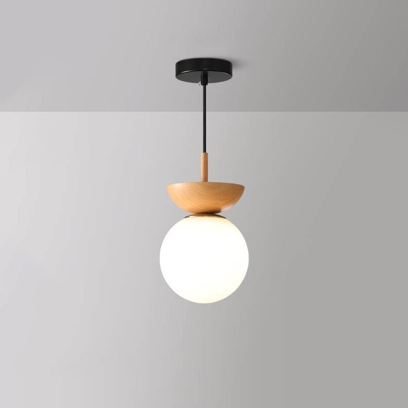 Hikari Ceiling Lamp – Minimalistic Japanese Design with LED & Wood