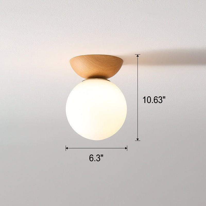 Hikari Ceiling Lamp – Minimalistic Japanese Design with LED & Wood