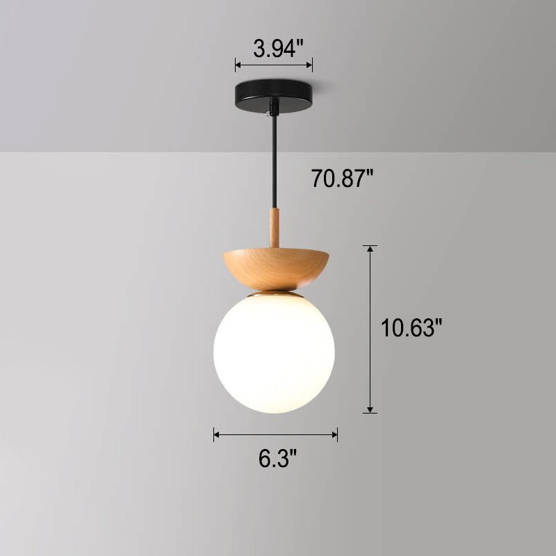 Hikari Ceiling Lamp – Minimalistic Japanese Design with LED & Wood