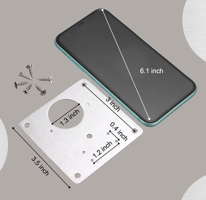 Hinge Mounting Plates for Cupboard Doors – Fixon