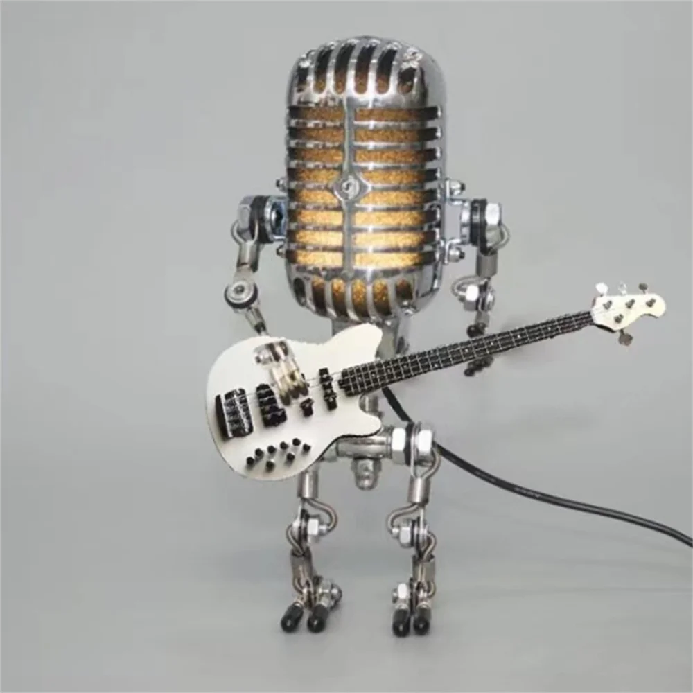 Guitar Lamp - Robot Lamp with Guitar