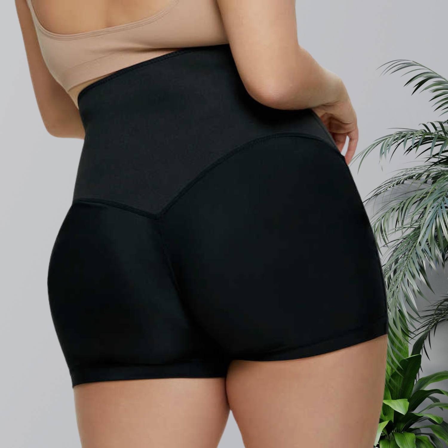 High-Waisted Sauna Sweat Pants with Waist Trainer - SweatSculpt