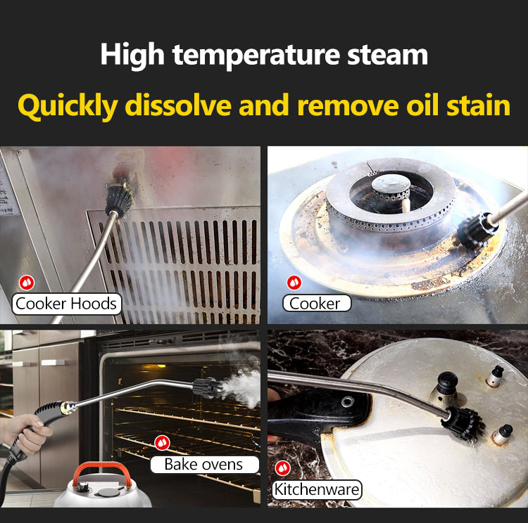 2800W HIGH-PRESSURE STEAM CLEANER - HOUSEHOLD APPLIANCE FOR KITCHEN AND CAR