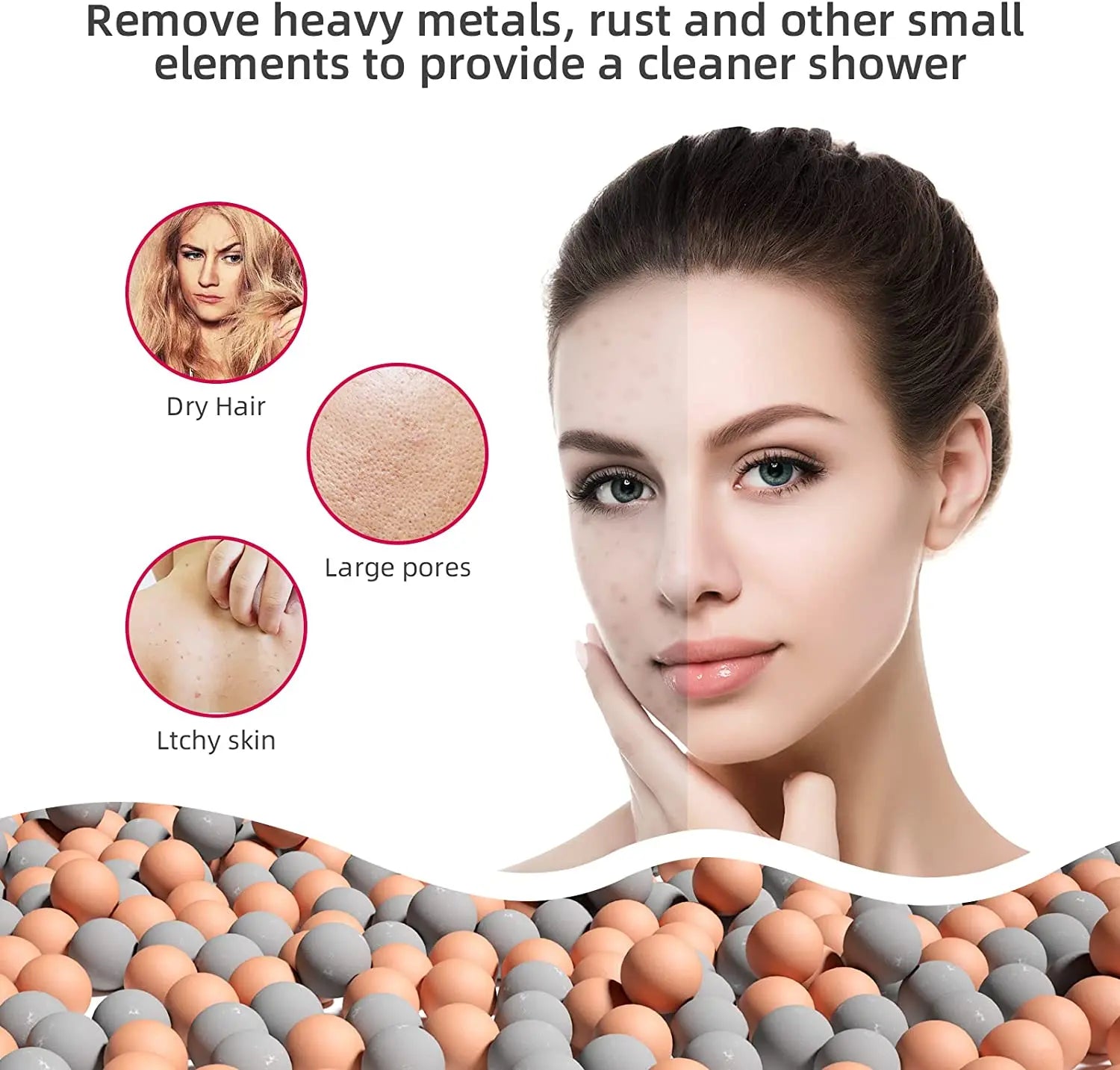 High-Pressure Water-Saving Shower Head