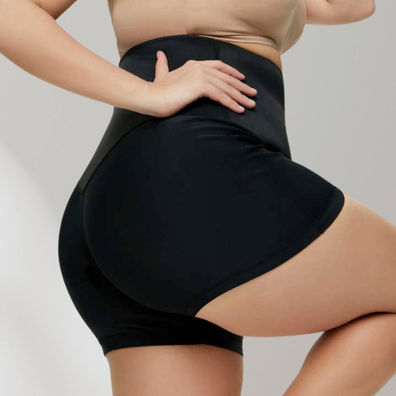 High-Waisted Sauna Sweat Pants with Waist Trainer - SweatSculpt