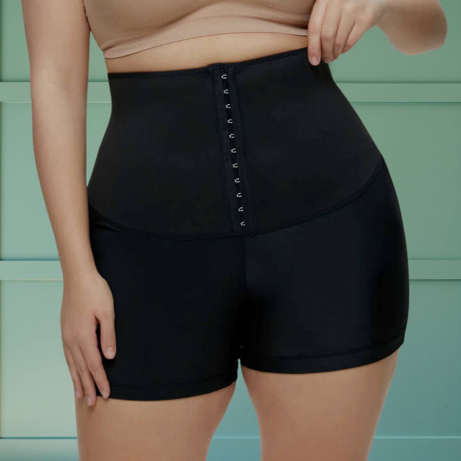 High-Waisted Sauna Sweat Pants with Waist Trainer - SweatSculpt