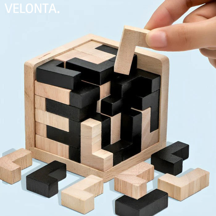 3D Wooden Puzzle - PuzzleMaster