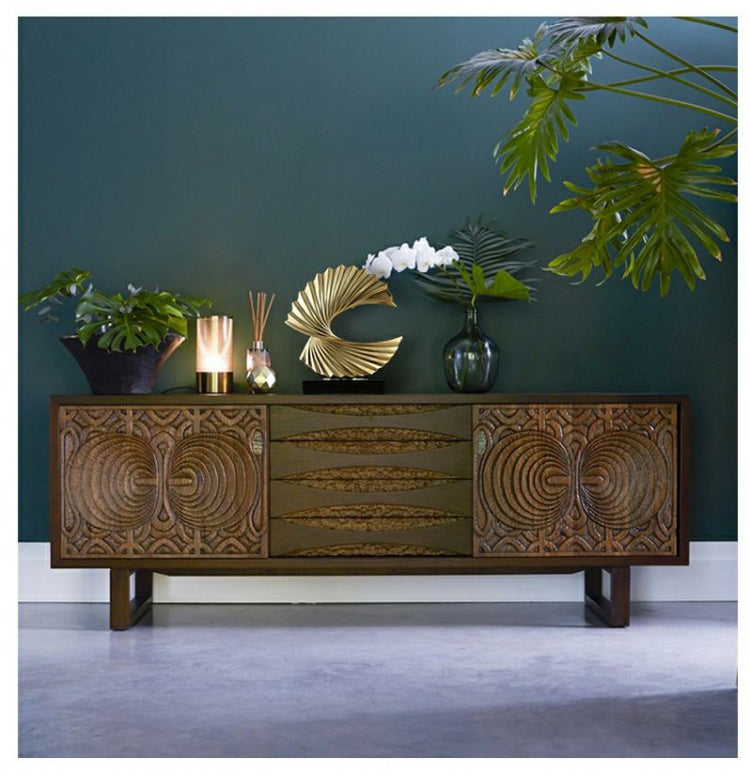 Stylish Half Moon Sculpture – LunarGrace