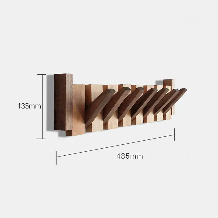 MelodyRack | Piano-Inspired Wooden Coat Rack