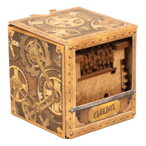 Interactive Wooden Escape Puzzle Box – MindVault