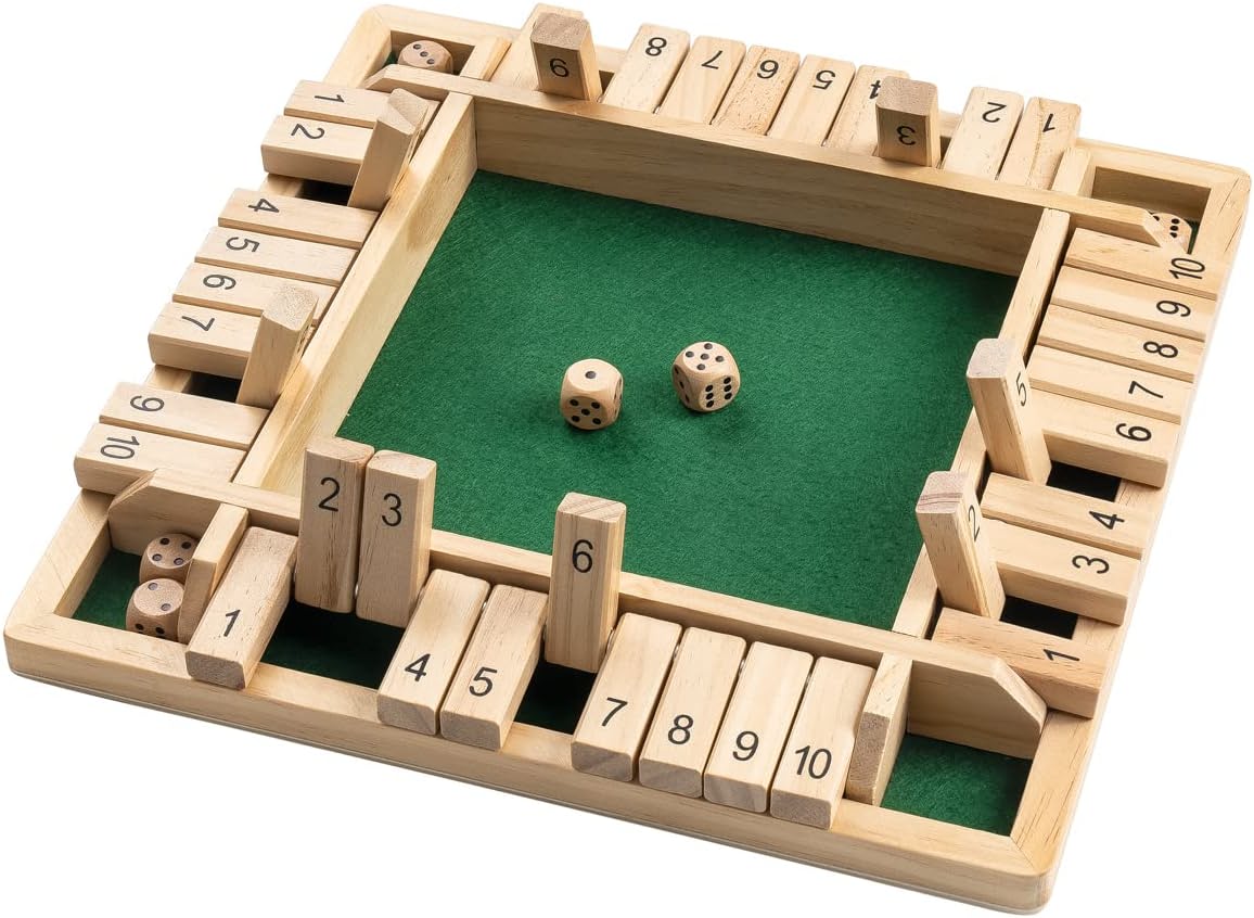 Wooden Cube Board Game - RekenRijk
