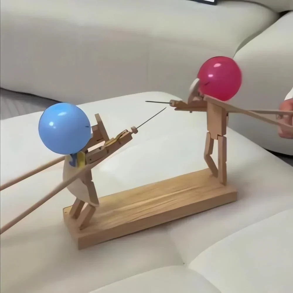 Dynamic Wooden Fencing Game - BambooBattles