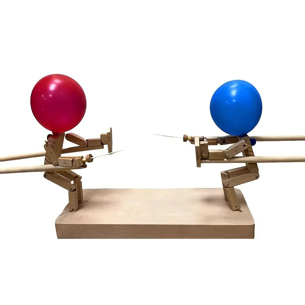 Dynamic Wooden Fencing Game - BambooBattles