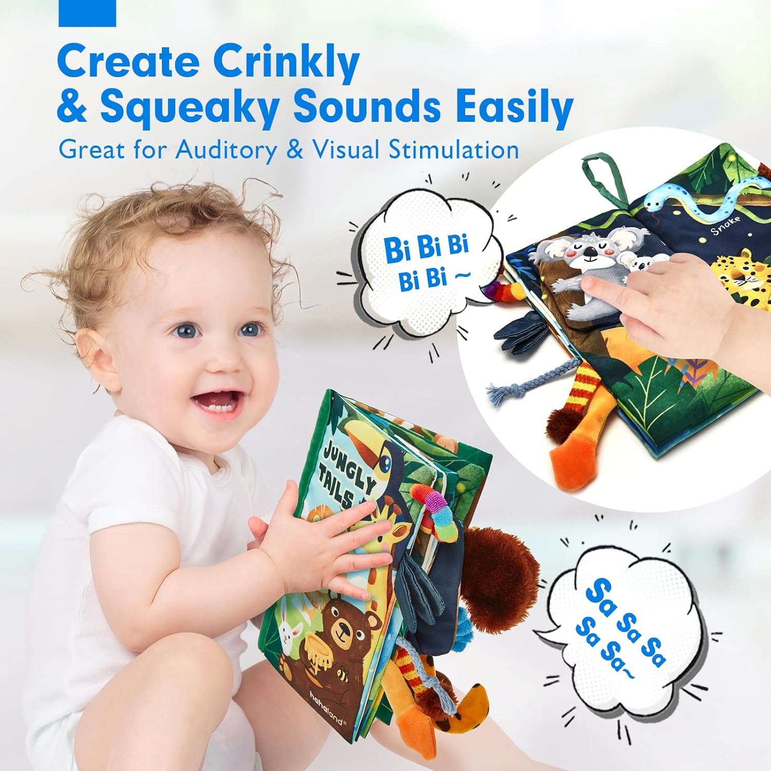 Sensory Book - High Contrast Baby Toy 6-12 Months