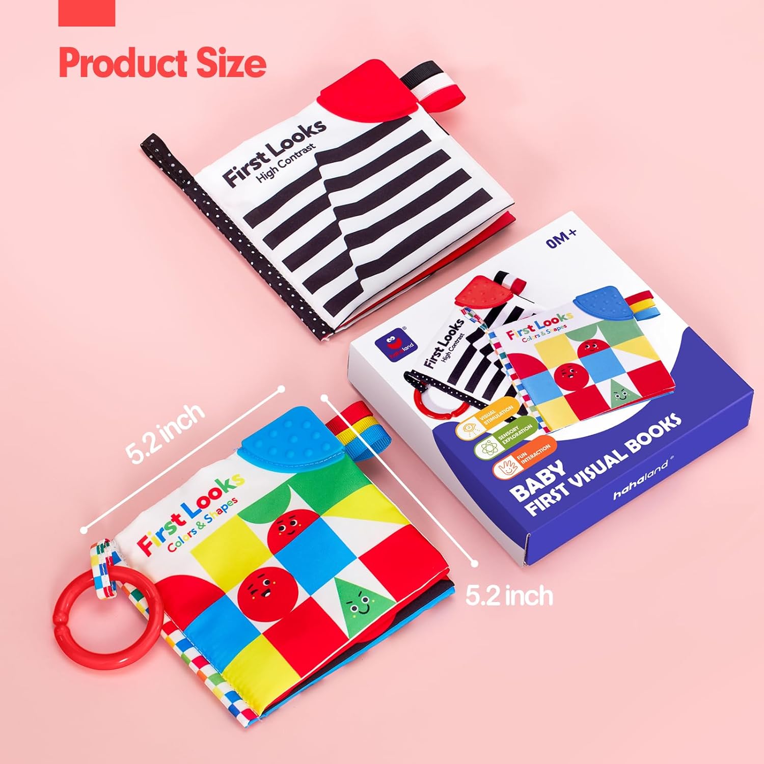 Sensory Book - High Contrast Baby Toy 6-12 Months