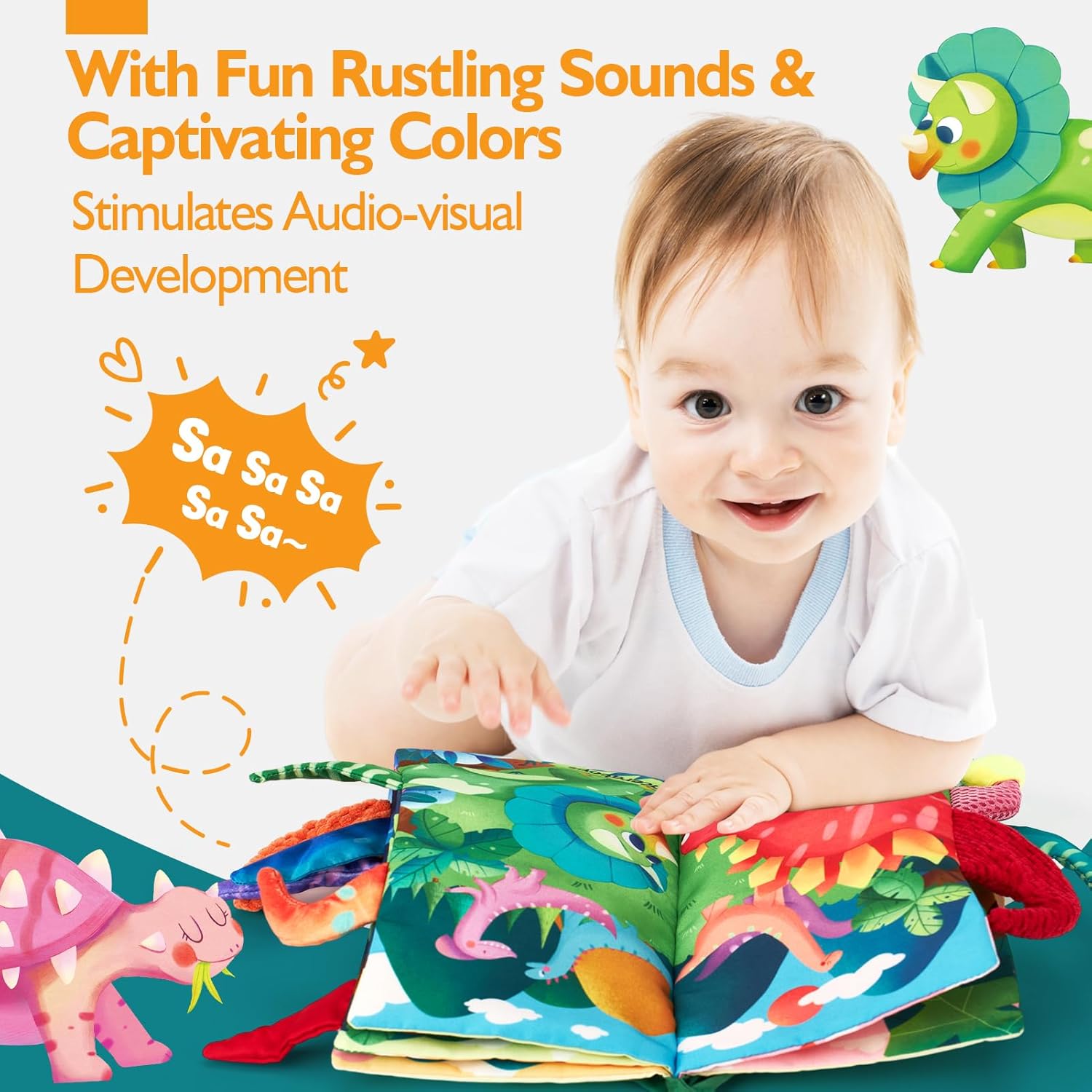 Sensory Book - High Contrast Baby Toy 6-12 Months