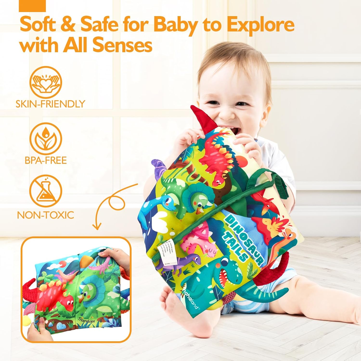 Sensory Book - High Contrast Baby Toy 6-12 Months