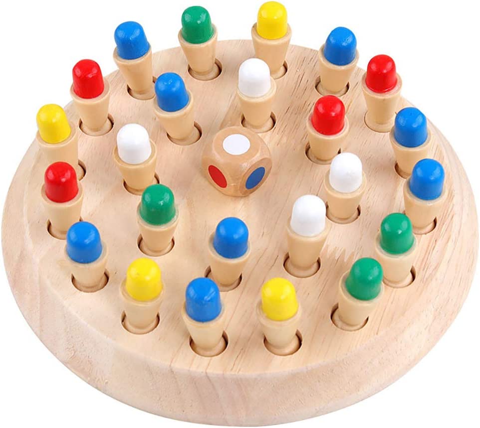 Memory Match Game - Educational & Sustainable Wooden Toy