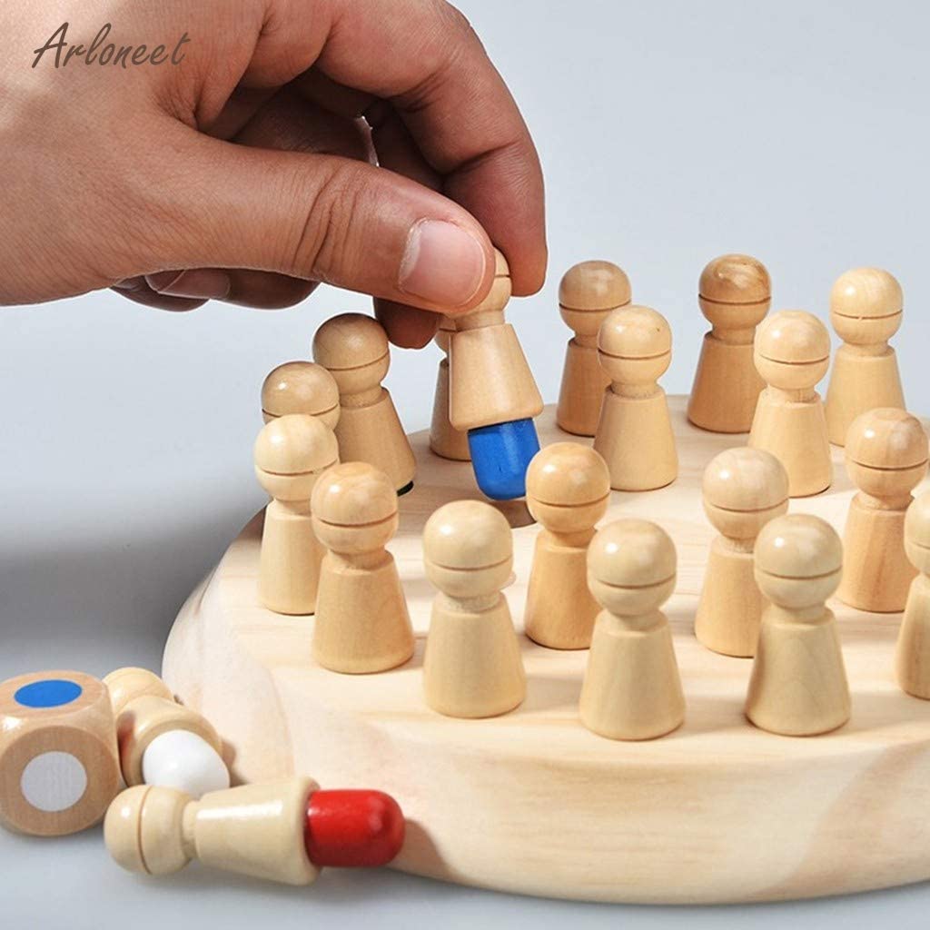 Memory Match Game - Educational & Sustainable Wooden Toy