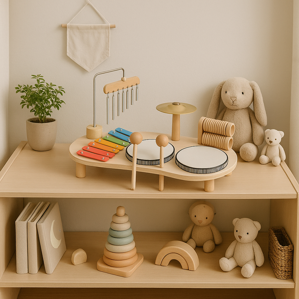Wooden Baby Music Set - Creativity and Development