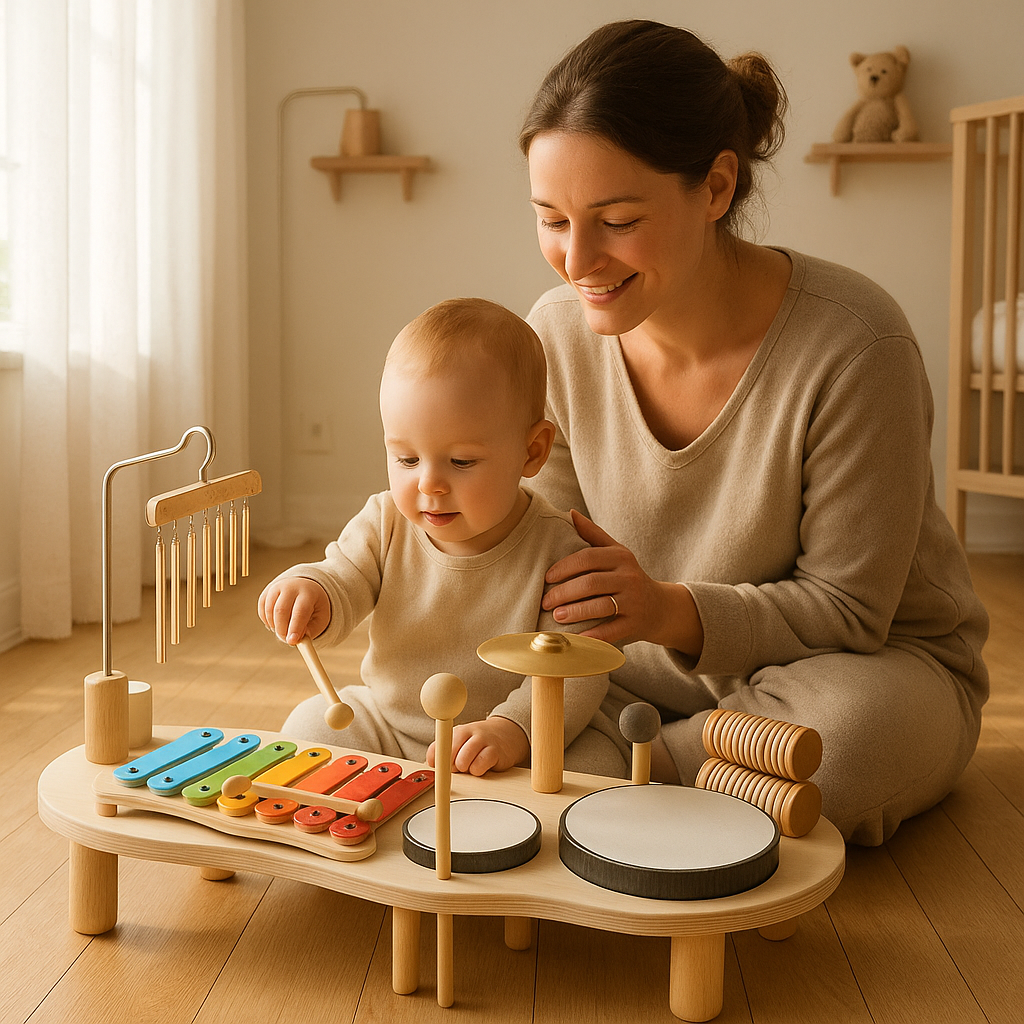 Wooden Baby Music Set - Creativity and Development