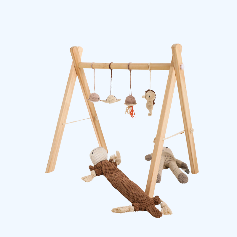 Wooden Play Gym - Educational Baby Toy | Eco-Friendly