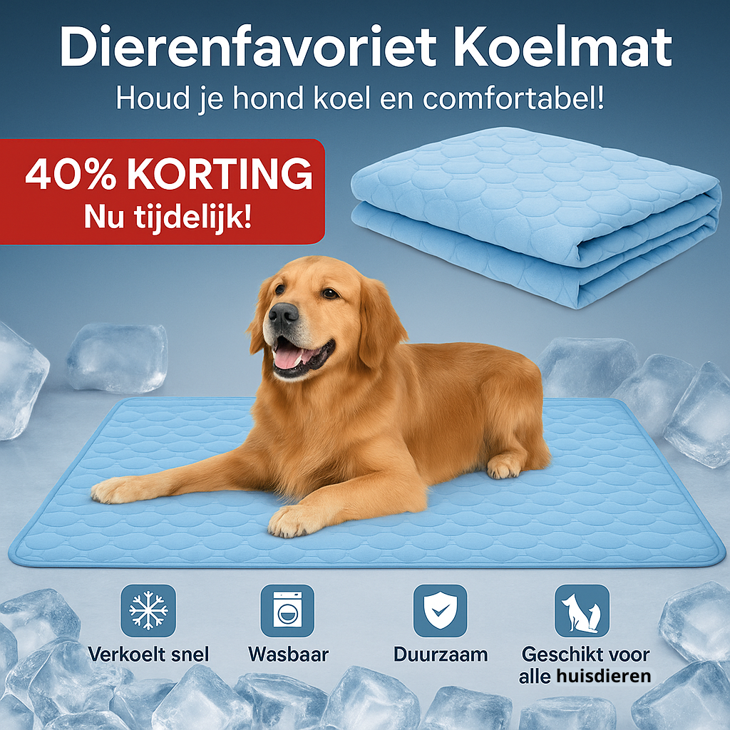Cooluxe - Cooling Mat - Don't let your dog suffer in the heat this summer!