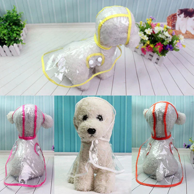 Transparent Waterproof Rain Jacket for Dogs - DryPaw