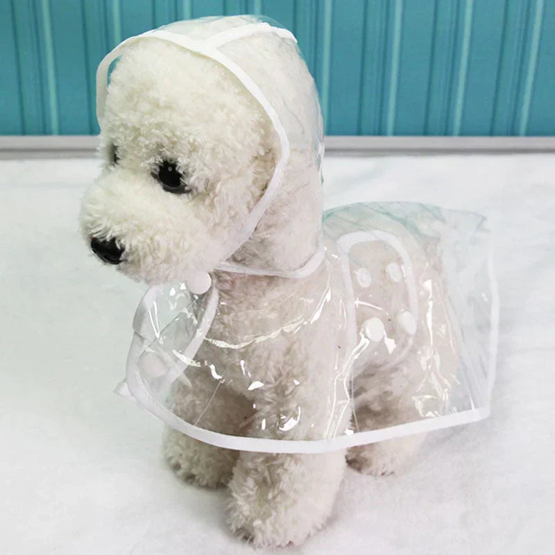 Transparent Waterproof Rain Jacket for Dogs - DryPaw