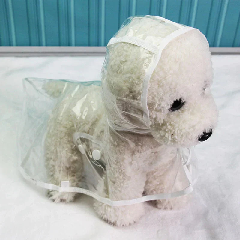 Transparent Waterproof Rain Jacket for Dogs - DryPaw