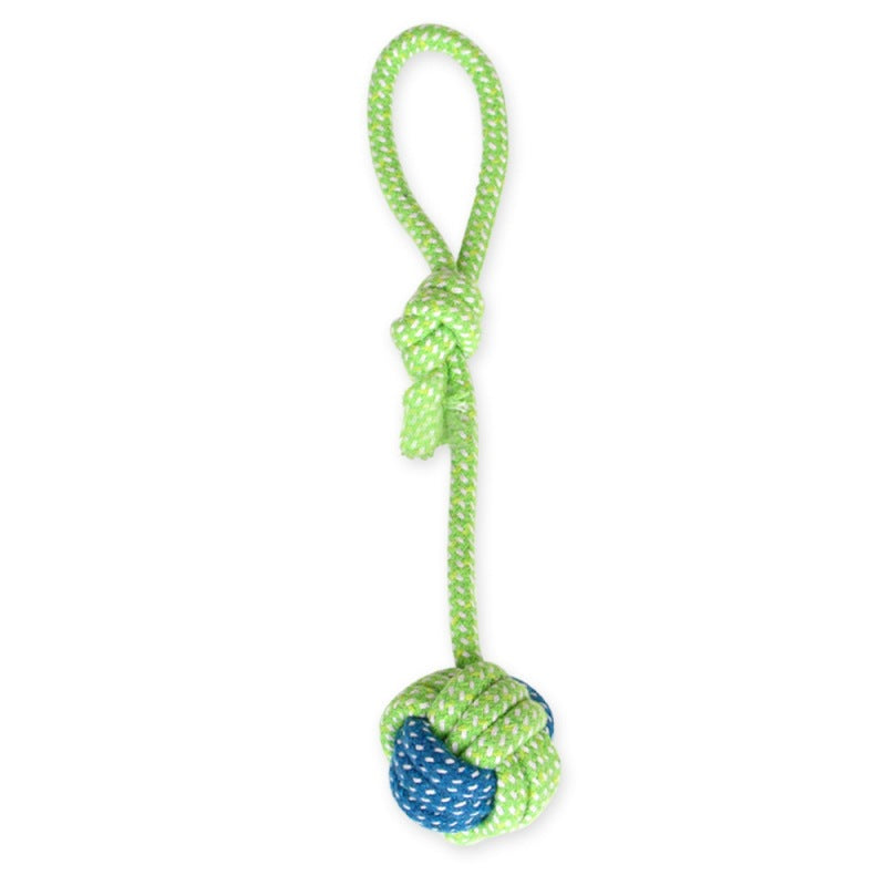 Dog Toy - Tug & Play Rope Ball