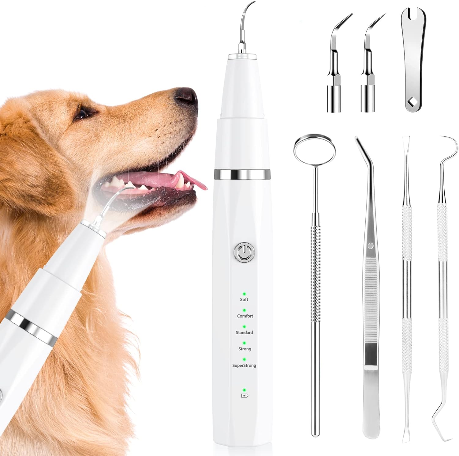 Pet Tartar Remover - Ultrasonic Toothbrush