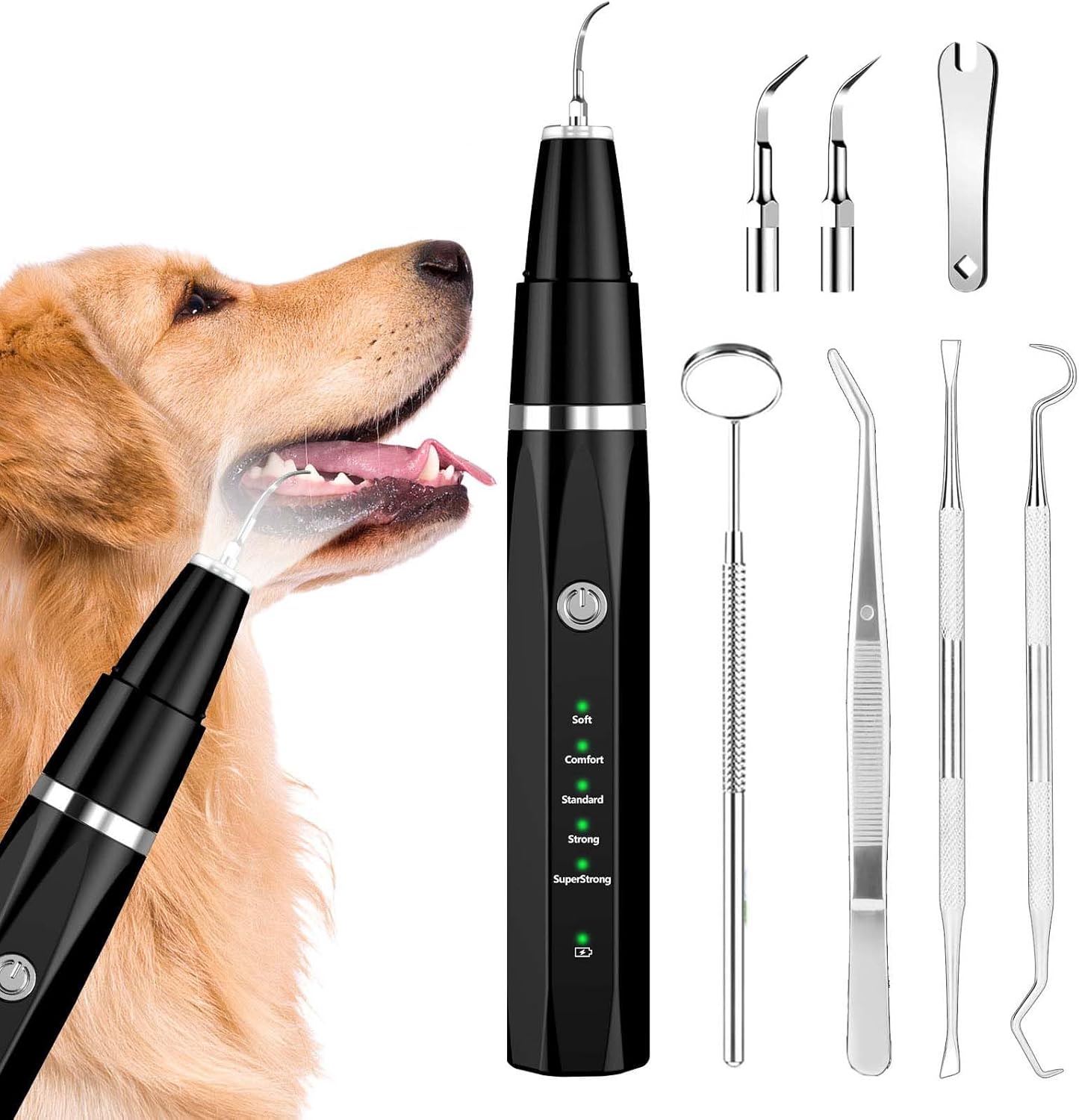 Pet Tartar Remover - Ultrasonic Toothbrush