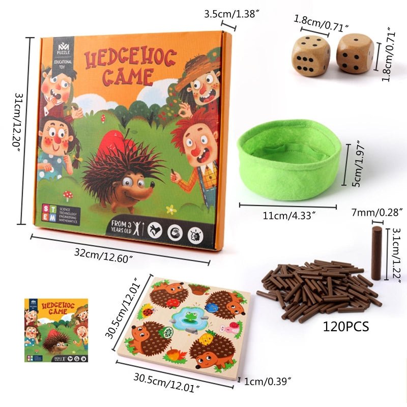 Montessori Counting and Sensory Toy for Toddlers - CountWithSpikes