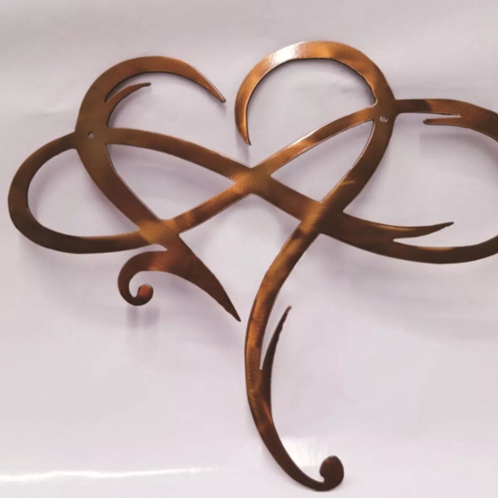 Tiberius Iron Wall Decoration - Infinity Heart Design