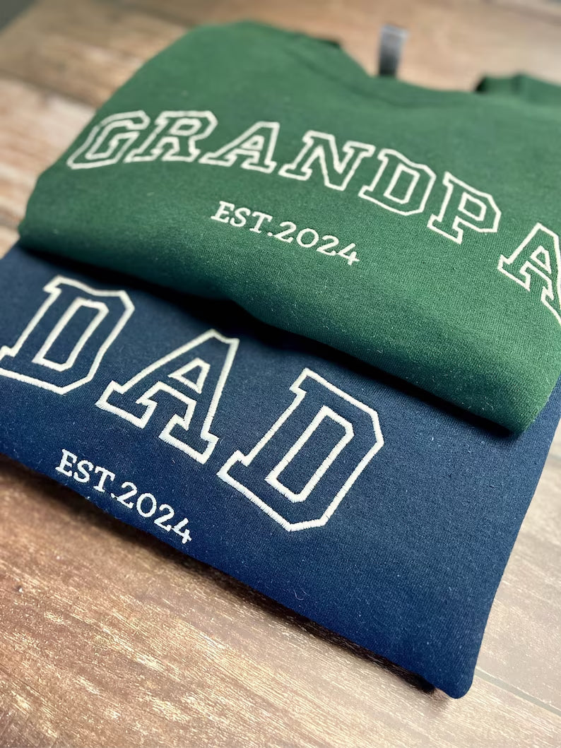 EmbroLux Custom Hoodie | Personalized sweatshirt with embroidered family names for heartfelt gifting