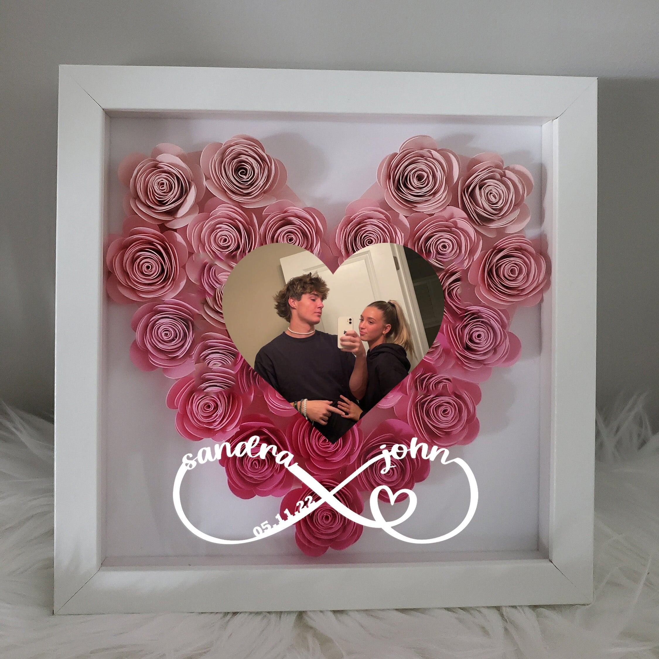 CherishCove Memory Frame | High-Quality Custom Shadow Box for Enduring Love
