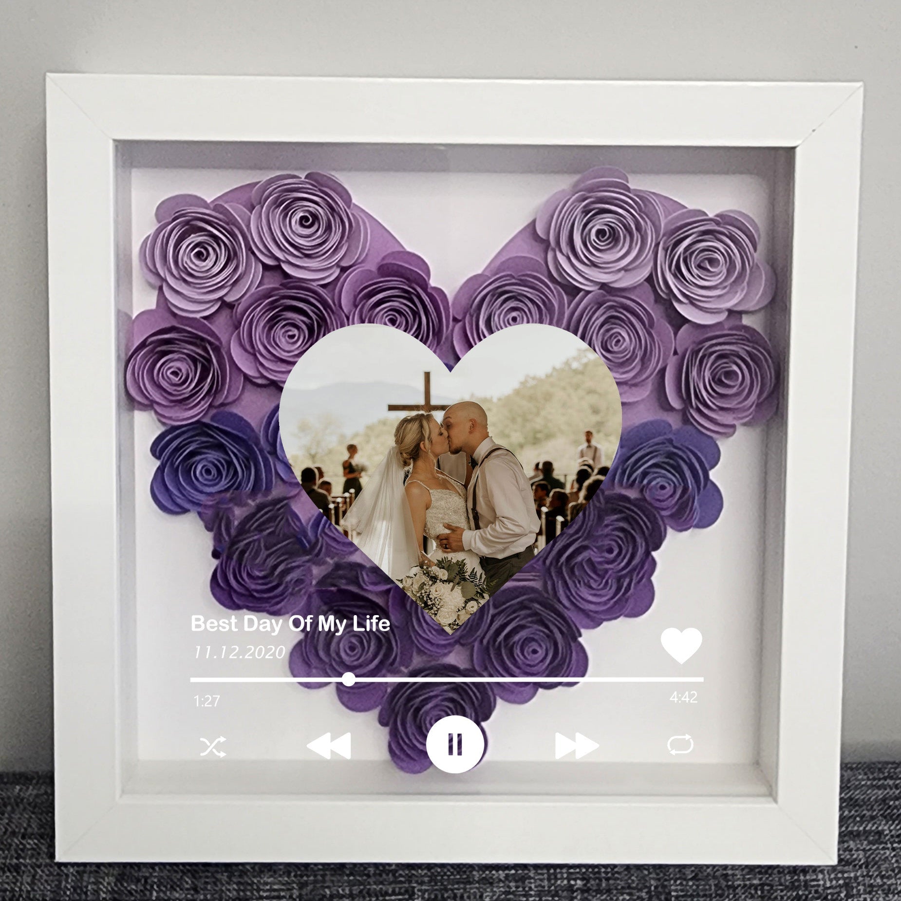 CherishCove Memory Frame | High-Quality Custom Shadow Box for Enduring Love