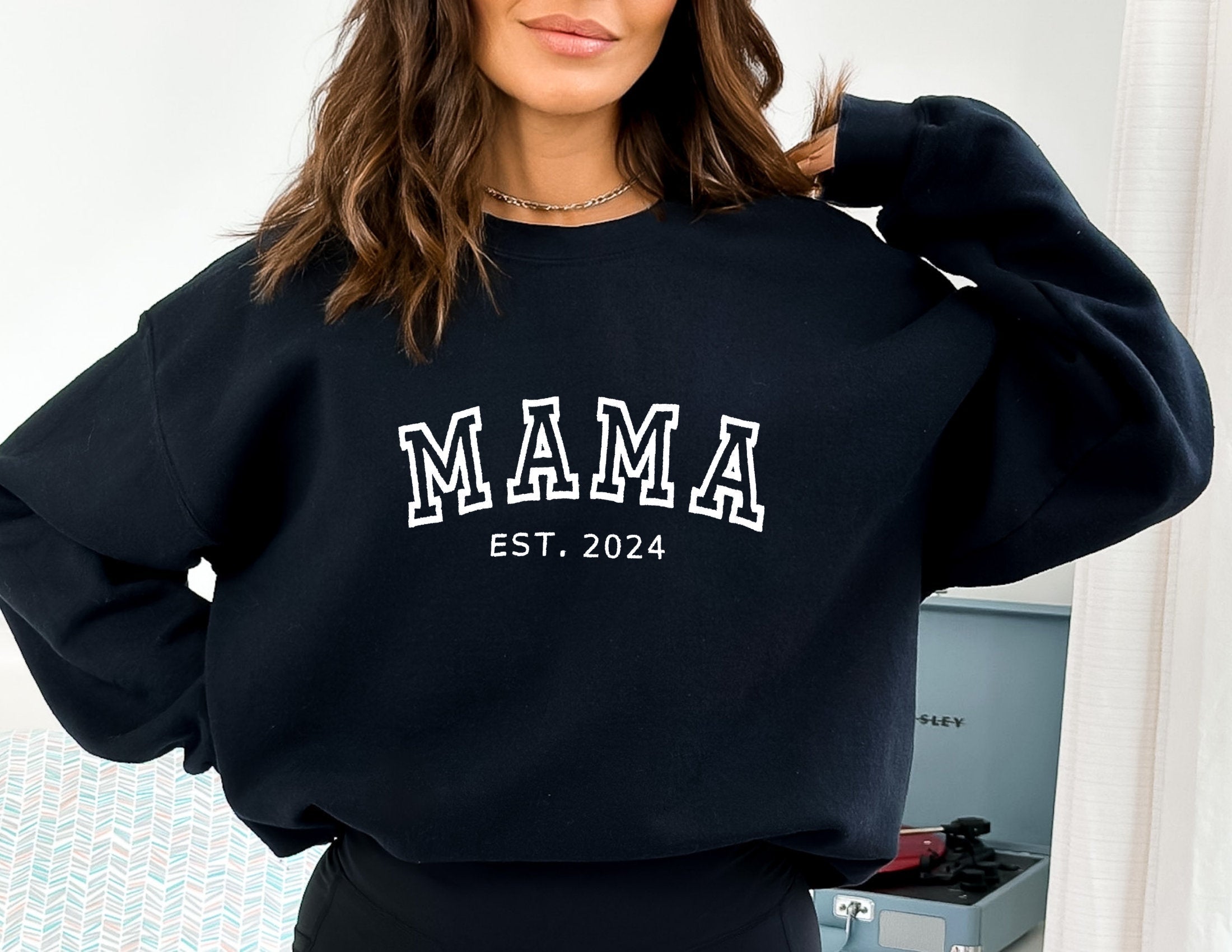 EmbroLux Custom Hoodie | Personalized sweatshirt with embroidered family names for heartfelt gifting