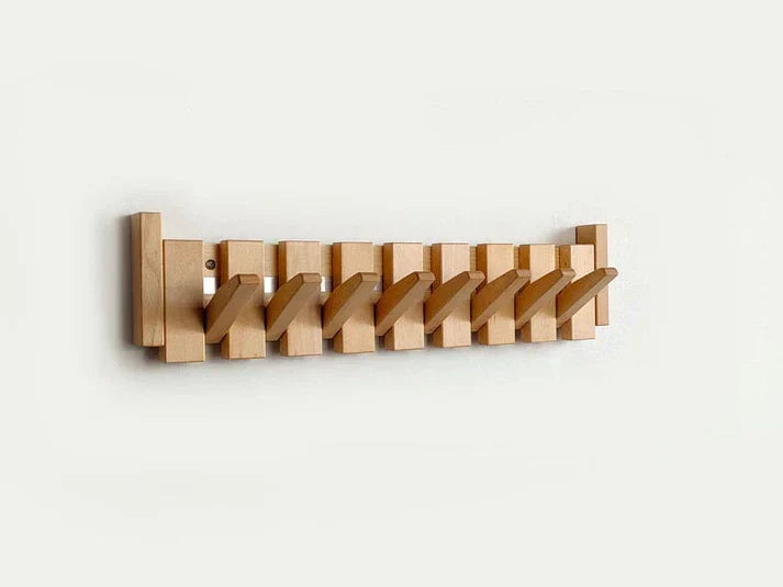 MelodyRack | Piano-Inspired Wooden Coat Rack