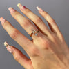 RegaliaEngrave Signature Ring | Elegant gold-plated adjustable memory jewelry