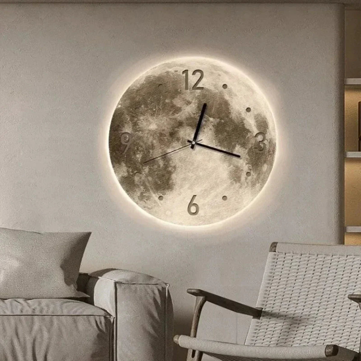 Moon Wall Clock Sep