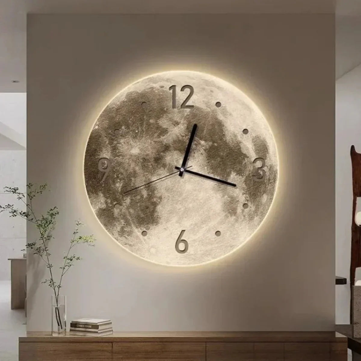 Moon Wall Clock Sep