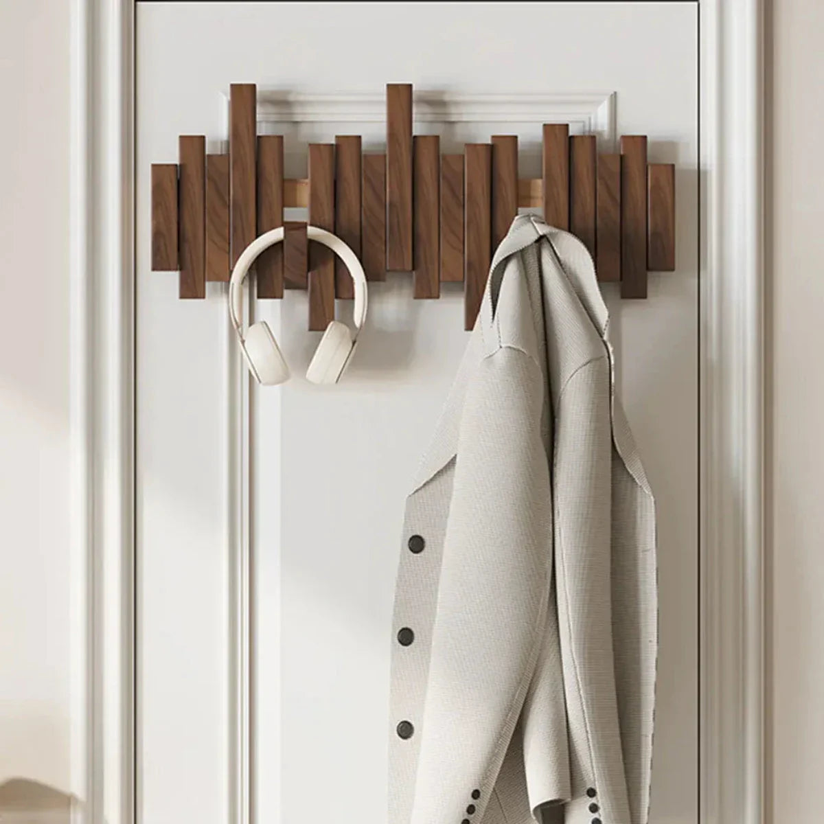 Piano Coat Rack | Walnut or Beech Wood
