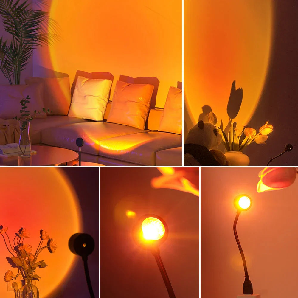 Sunset Lamp Golden Hour Smart USB LED Lamp