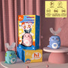 U-shaped Children's Toothbrush with Sonic Cleaning and Silicone Attachment