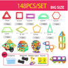 Magnetic Construction Blocks for Children – Educational Play Set with 118/148 Pieces