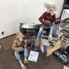 Hauntique Animated Skeleton Duo | Sound-activated Halloween decoration with music and lights